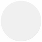 Table Top Ø 70 x 1,5 cm Round Engineered Wood White