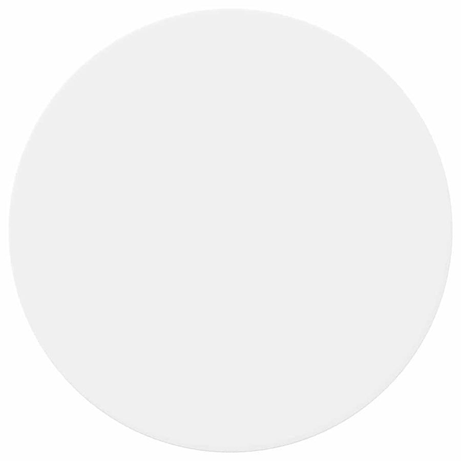 Table Top Ø 70 x 1,5 cm Round Engineered Wood White