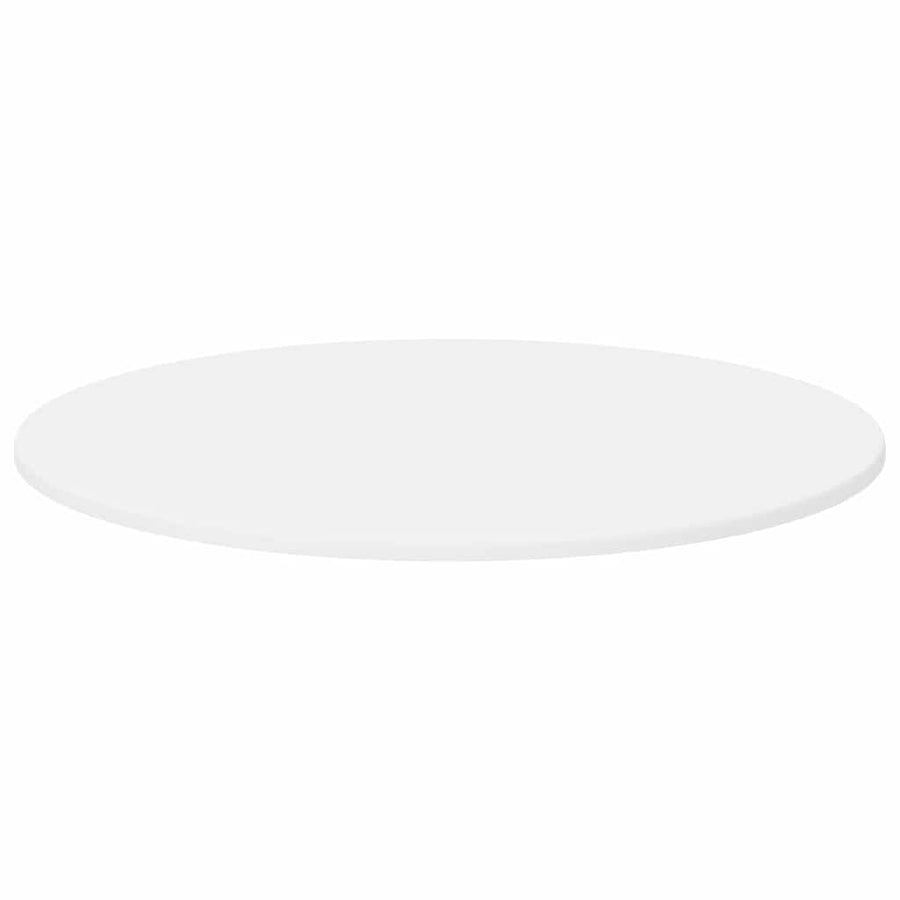 Table Top Ø 70 x 1,5 cm Round Engineered Wood White