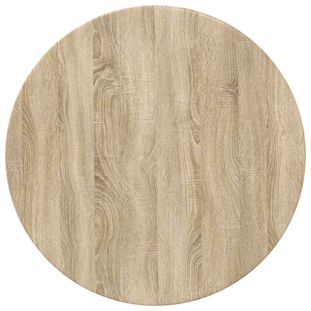 Table Top Sonoma oak 70 x 70 x 1.5 cm Engineered wood