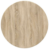 Table Top Sonoma oak 70 x 70 x 1.5 cm Engineered wood - Front View