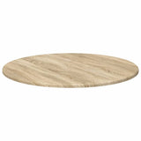 Table Top Ø 70 x 1,5 cm Round Engineered Wood Sonoma Oak