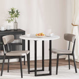 Table Top White 80 x 80 x 1.5 cm Engineered wood