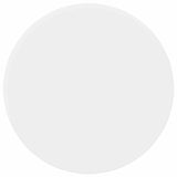 Table Top White 80 x 80 x 1.5 cm Engineered wood - Front View