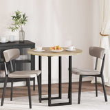 Table Top Sonoma oak 80 x 80 x 1.5 cm Engineered wood