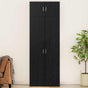 Storage Cabinet 3 pcs Black Oak 80 x 42,5 x 225 cm