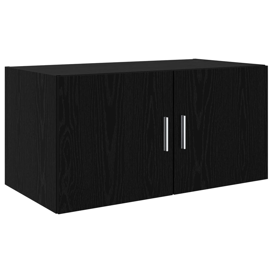 Storage Cabinet 3 pcs Black Oak 80 x 42,5 x 225 cm