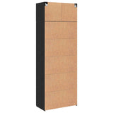 Storage Cabinet 3 pcs Black Oak - Extra Image
