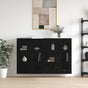 Wall Mounted Cabinets 2 pcs Black oak 69,5 x 34 x 90 cm