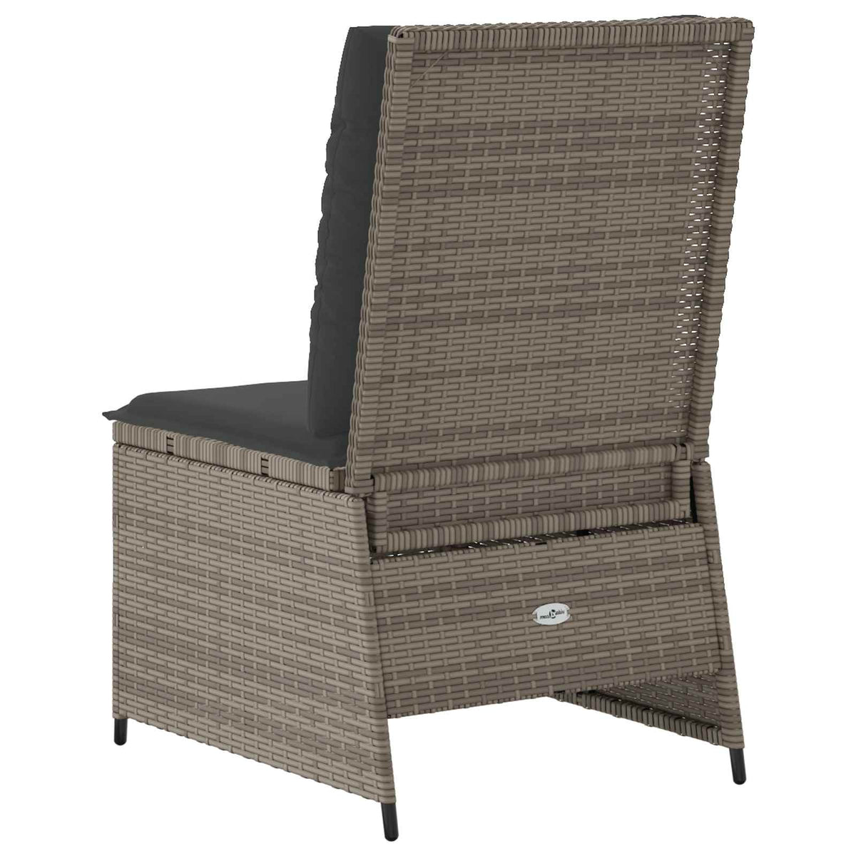 Garden Sofa Grey Poly Rattan