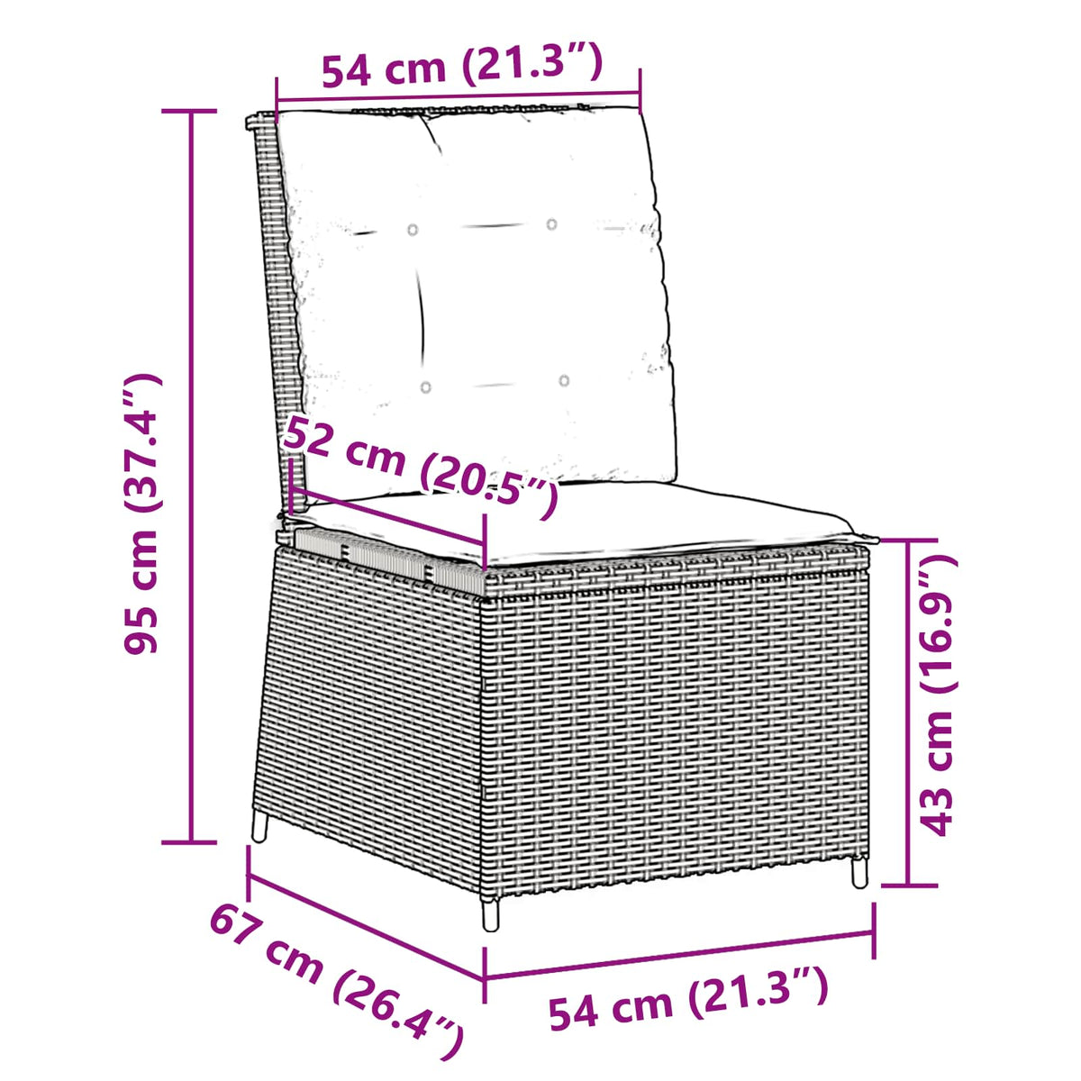 Garden Sofa Grey Poly Rattan