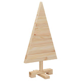 Christmas Trees with Stand Natural 60 cm Solid pine wood - Top-Down View