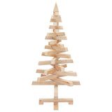Christmas Trees with Stand Natural 90 cm Solid pine wood - 45-Degree Angle