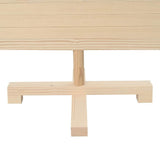 Christmas Trees with Stand Natural 120 cm Solid pine wood