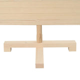 Christmas Trees with Stand Natural 120 cm Solid pine wood - Extra Image