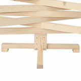 Christmas Trees with Stand Natural 150 cm Solid pine wood - Extra Image