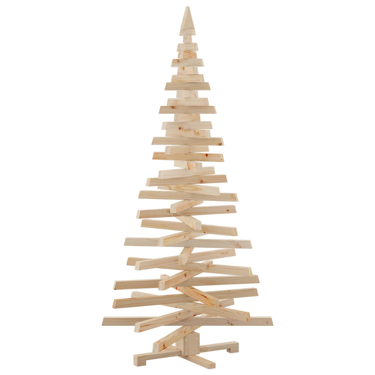 Christmas Trees with Stand Natural 180 cm Solid pine wood