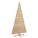 Christmas Trees with Stand Natural 180 cm Solid pine wood - 45-Degree Angle