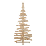 Christmas Trees with Stand Natural 180 cm Solid pine wood - Close-Up Angle