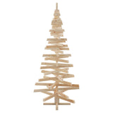 Christmas Trees with Stand Natural 180 cm Solid pine wood - Low Angle