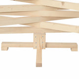 Christmas Trees with Stand Natural 210 cm Solid pine wood