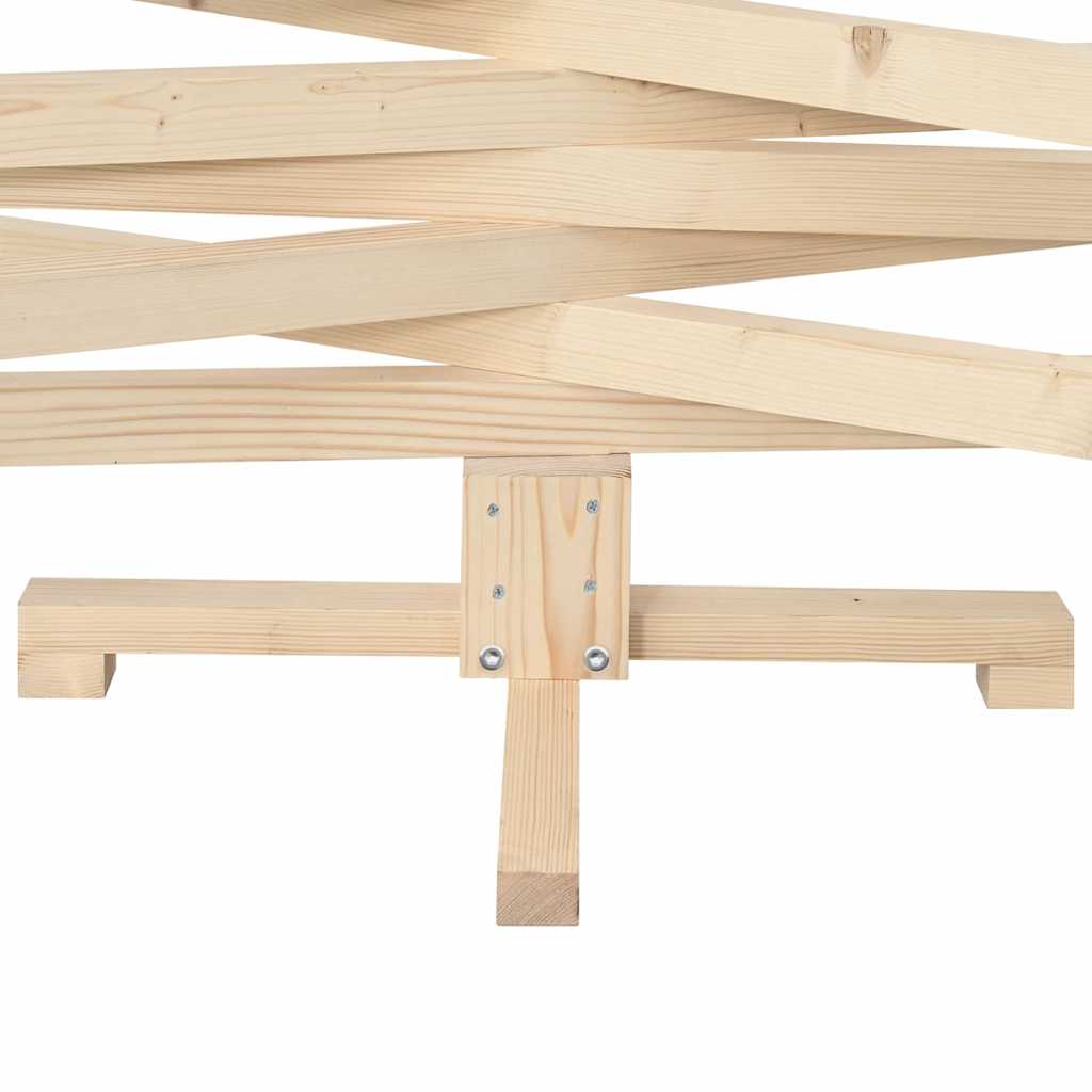 Christmas Trees with Stand Natural 210 cm Solid pine wood