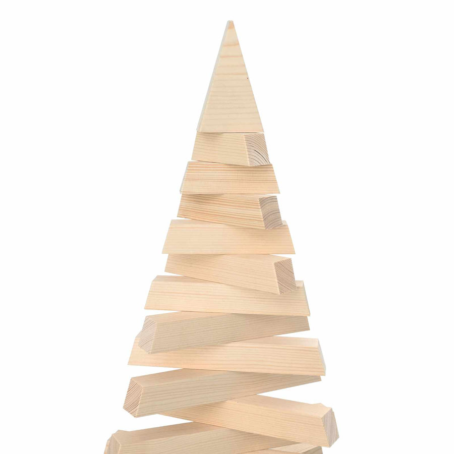 Wooden Christmas Tree KOTKA 210 cm Solid pine wood Natural