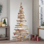 Wooden Christmas Tree KOTKA 210 cm Solid pine wood Natural