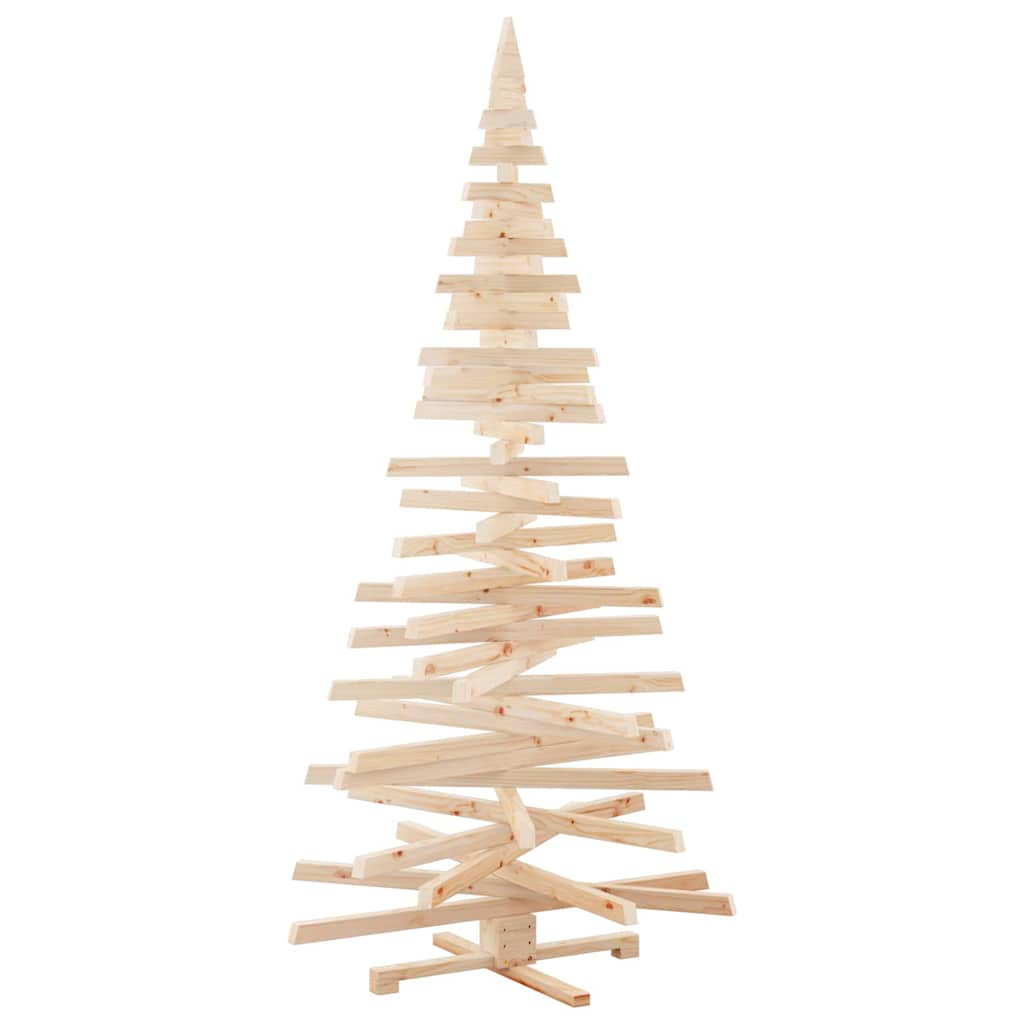 Christmas Trees with Stand Natural 210 cm Solid pine wood