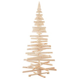 Christmas Trees with Stand Natural 210 cm Solid pine wood - Extra Image