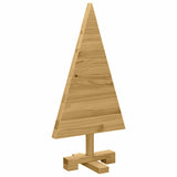 Christmas Trees with Stand Brown 60 cm Solid pine wood - Top-Down View