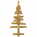 Christmas Trees with Stand Brown 60 cm Solid pine wood