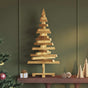 Christmas Trees with Stand Brown 90 cm Solid pine wood