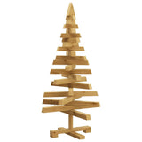 Christmas Trees with Stand Brown 90 cm Solid pine wood