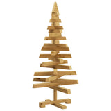 Christmas Trees with Stand Brown 90 cm Solid pine wood
