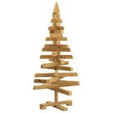 Christmas Trees with Stand Brown 90 cm Solid pine wood - Close-Up Angle