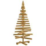 Christmas Trees with Stand Brown 120 cm Solid pine wood