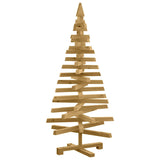 Christmas Trees with Stand Brown 120 cm Solid pine wood - Close-Up Angle