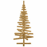 Christmas Trees with Stand Brown 120 cm Solid pine wood - Low Angle
