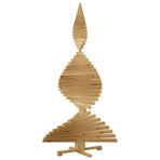 Wooden Christmas Tree KOTKA 180 cm Solid pine wood Brown
