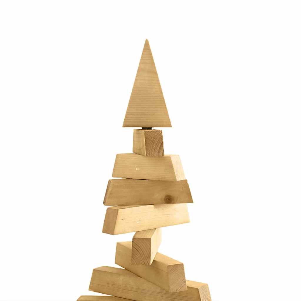 Christmas Trees with Stand Brown 210 cm Solid pine wood