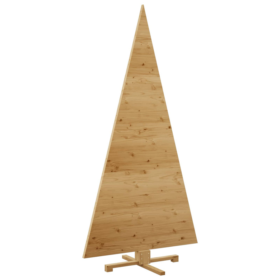 Wooden Christmas Tree KOTKA 210 cm Solid pine wood Brown