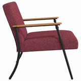 Armchair Wine Red Fabric