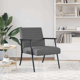 Armchair Dark Grey 59 x 75 x 78 cm Fabric