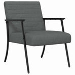 Armchair Dark Grey 59 x 75 x 78 cm Fabric