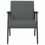 Armchair Dark Grey 59 x 75 x 78 cm Fabric