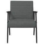 Armchair Dark Grey 59 x 75 x 78 cm Fabric