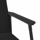 Armchair Black 59 x 75 x 78 cm Velvet - Low Angle