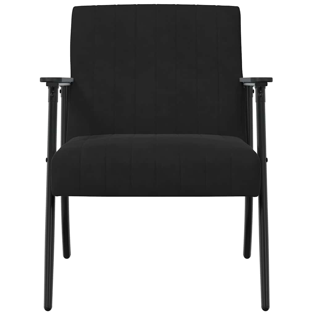 Armchair Black 59 x 75 x 78 cm Velvet