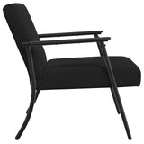Armchair Black 59 x 75 x 78 cm Velvet - 45-Degree Angle